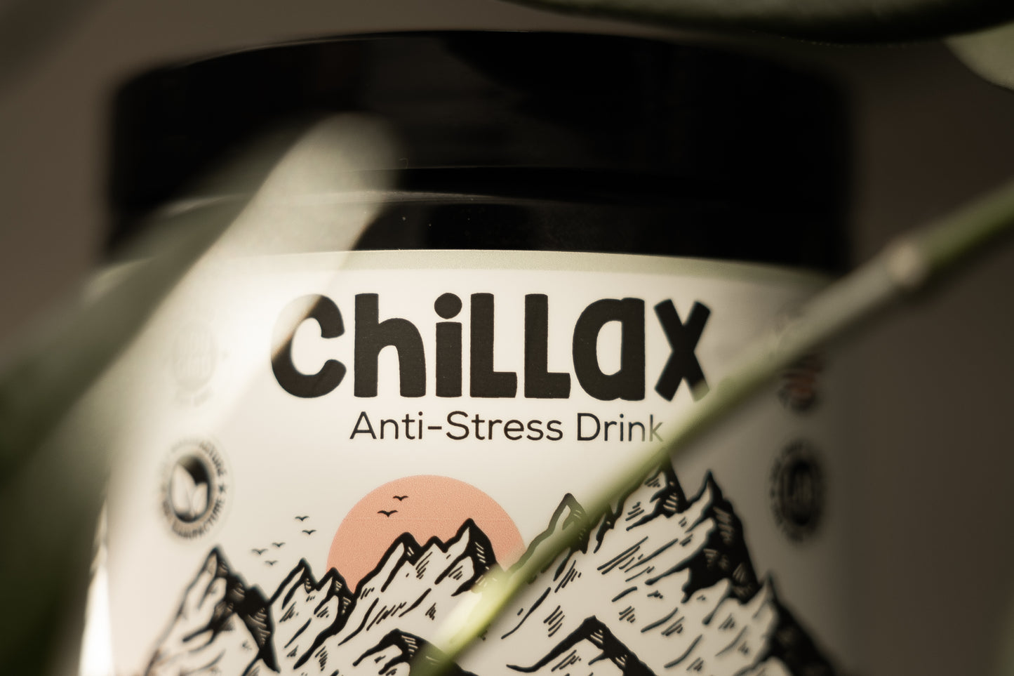 chillax. the anti-stress drink - focus on your chill