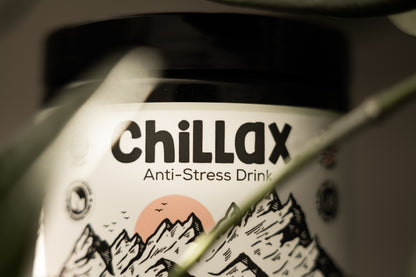 Chillax. The Anti-Stress Drink - Focus on Your Chill